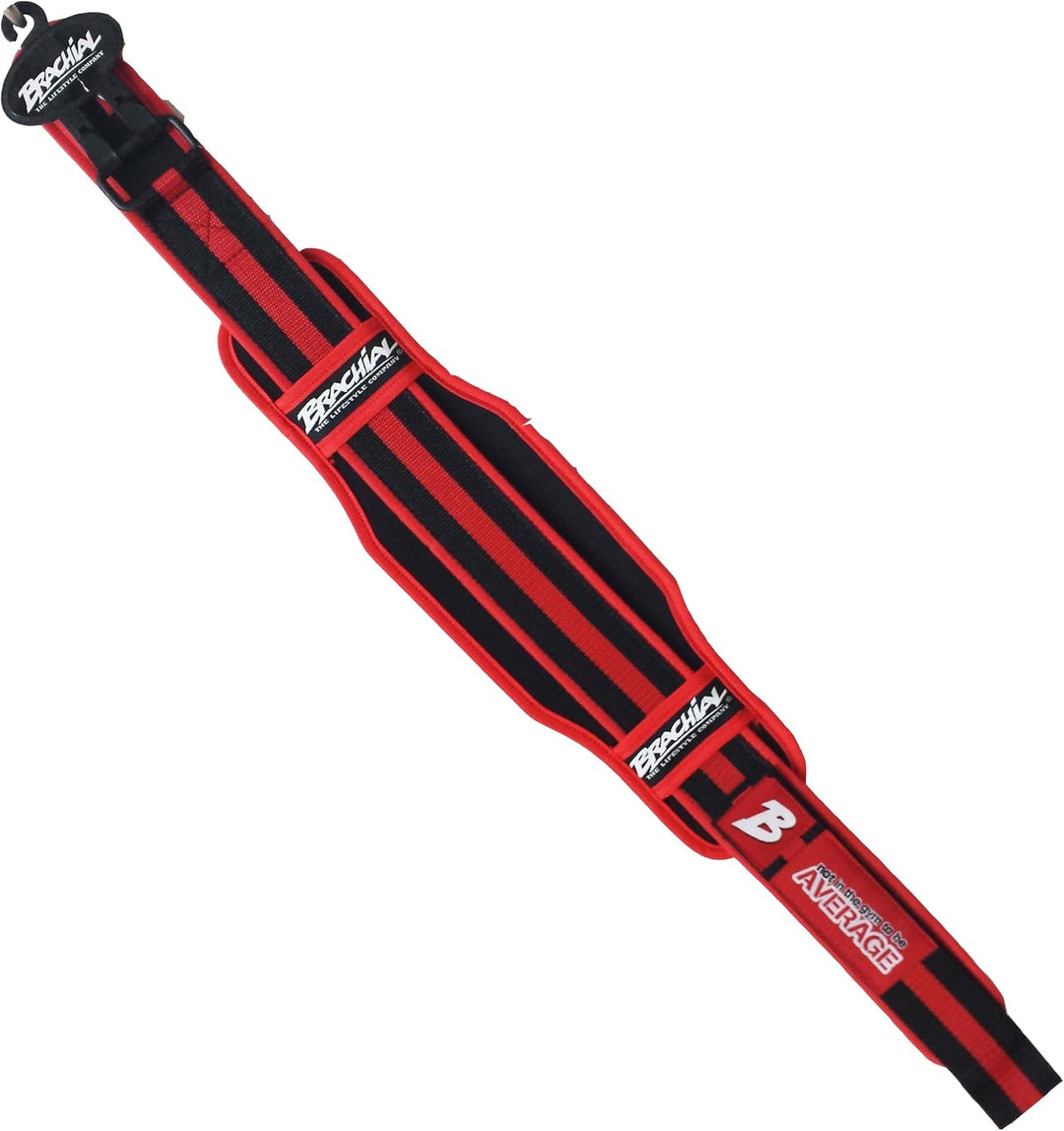 Brachial Gürtel "Lift" rot/schwarz - Trainingsgürtel für Fitness und Bodybuilding Rot / Schwarz L, R