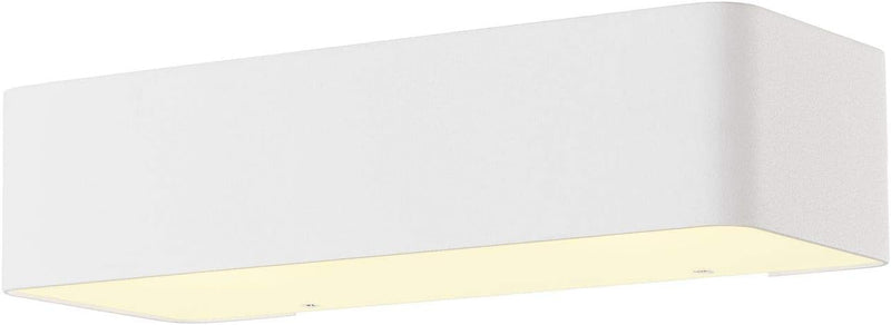 SLV WL 149 Leuchte Stahl/Glas Weiss, 24 x 10 x 5.5 cm Weiss 24 x 10 x 5.5 cm, Weiss 24 x 10 x 5.5 cm