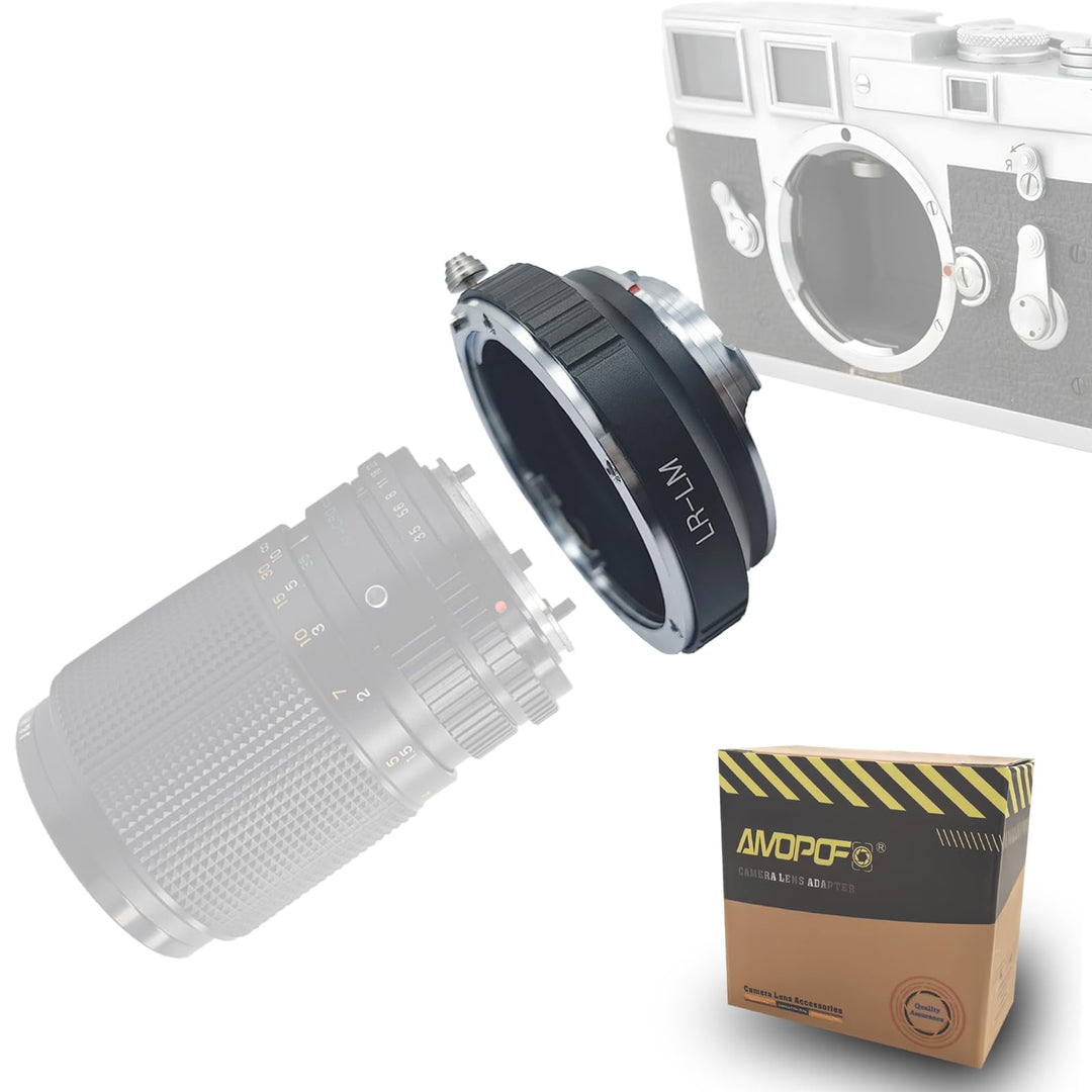 LR-LM Objektivadapter Adapterring,für Leica R Objektiv Kompatibel auf für Leica M1,M2,M3,M4,M5,M6,M7
