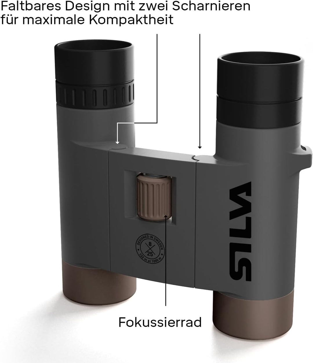 Silva kleines Fernglas Erwachsene & für Kinder - Scenic 8-8x25 Wasserfest - BAK4 - Faltbares Ferngla