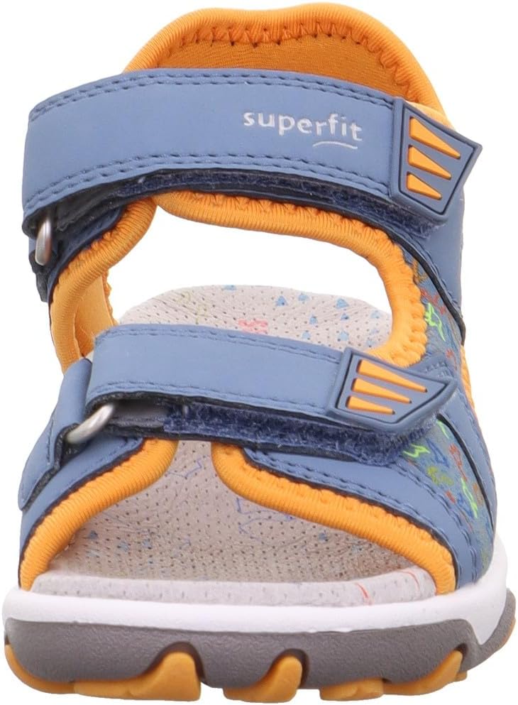 Superfit Jungen Mike 3.0 Sandale 1-009472Sandale 26 EU Blau Orange 8010, 26 EU Blau Orange 8010