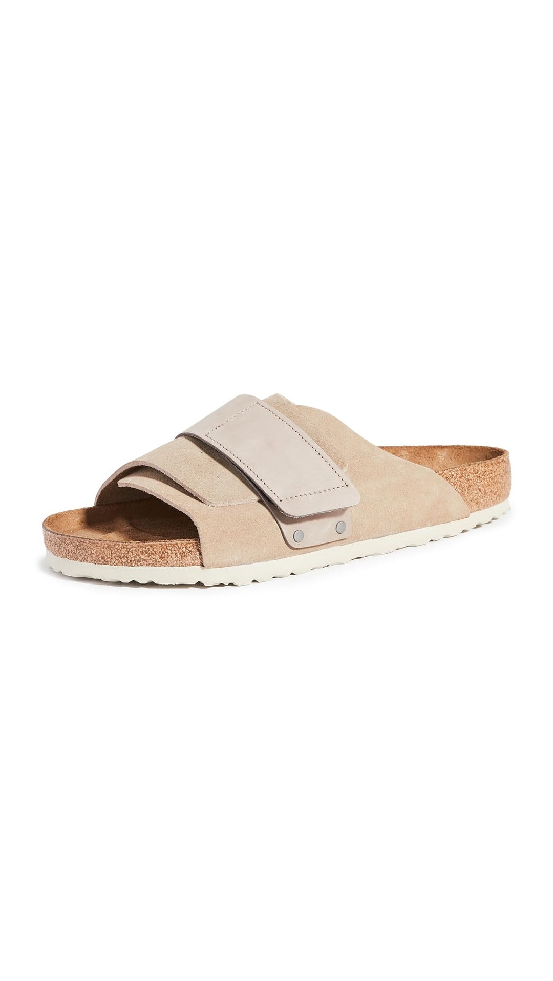 Birkenstock Herren Sandales Kyoto Cuir Suede/Cuir Nubuck TaupeSandale 41 EU Taupe, 41 EU Taupe