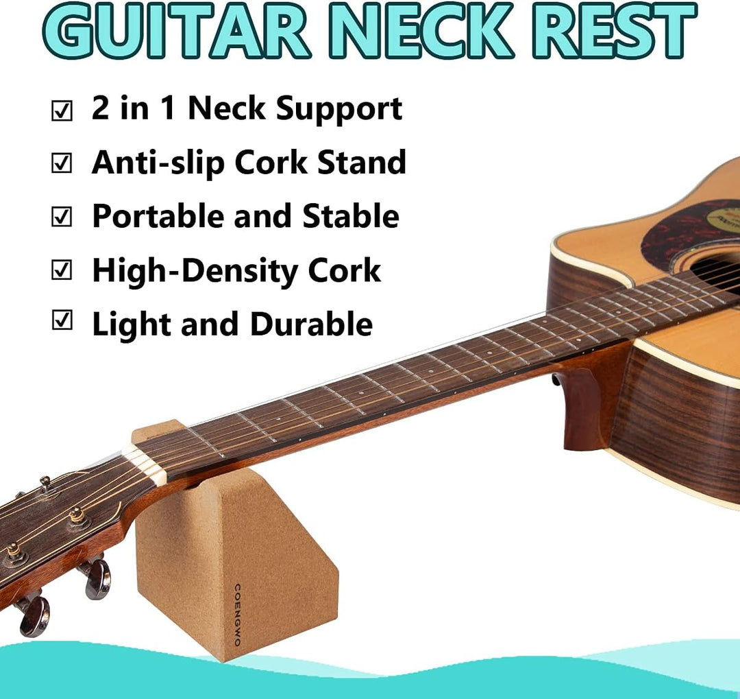 COENGWO Gitarren Halsstütze, Gitarre Halsstütze Cradle Saiteninstrument Nackenstütze Gitarrenbauer T