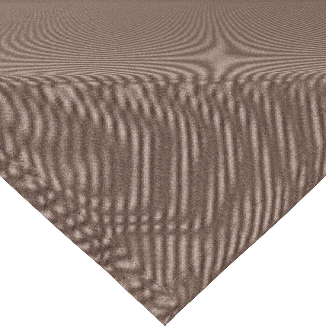 Erwin Müller Tischwäsche, Mitteldecke, Tischdecke Madrid Taupe Grösse 80x80 cm - angenehme, weich fl