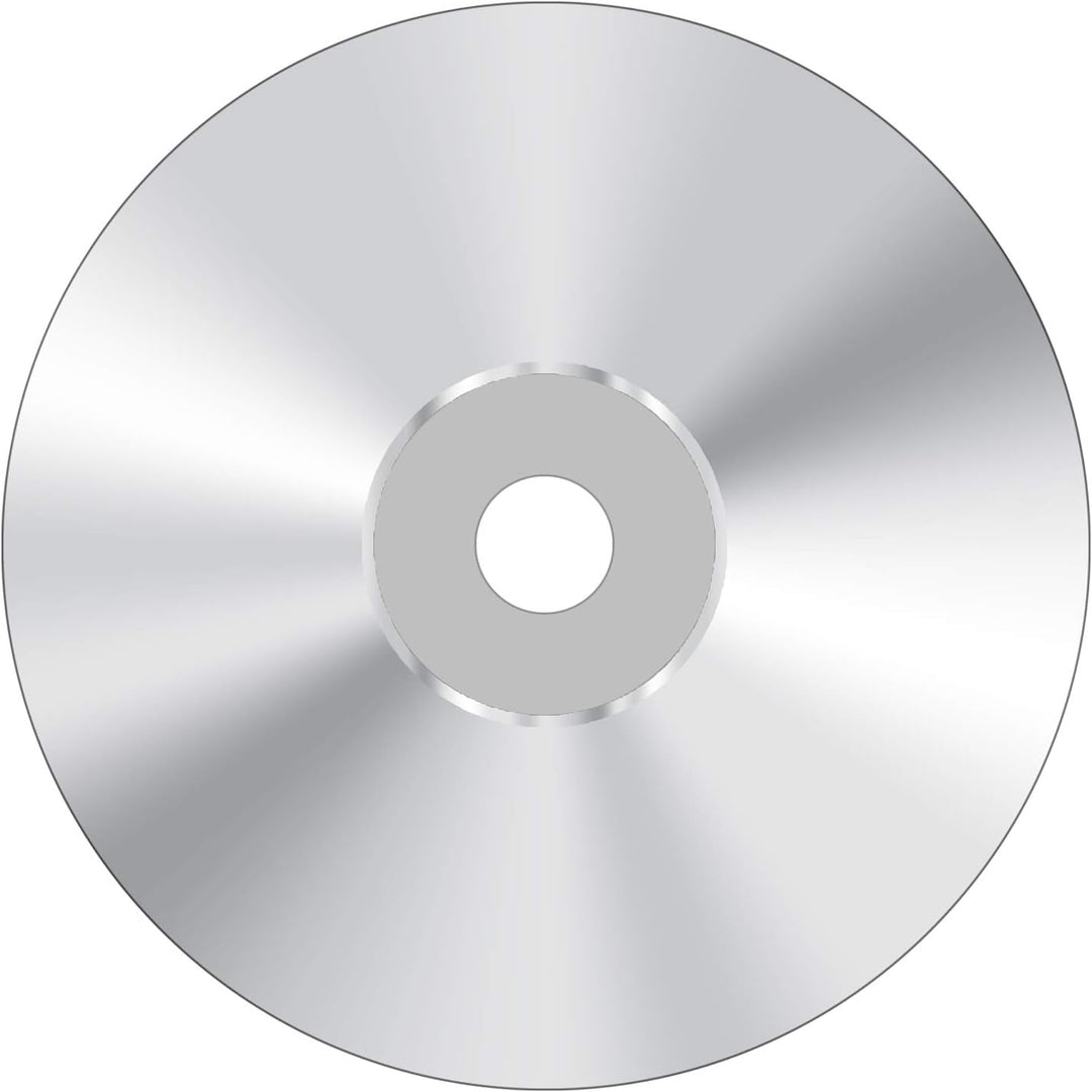 CD-R 700MB|80min 52-fache Schreibgeschwindigkeit, silber, unbedruckt/blank, 100er Pack in Folie (Shr