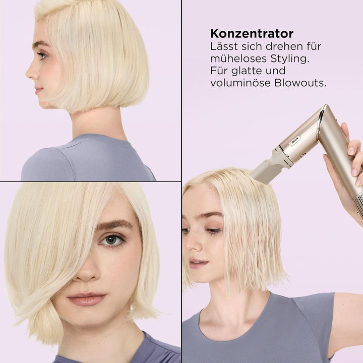 Shark FlexStyle 3-in-1 Luftstyler &amp; Haartrockner, Auto-Wrap-Lockenaufsatz, Ovalbürste, Konzentrator,