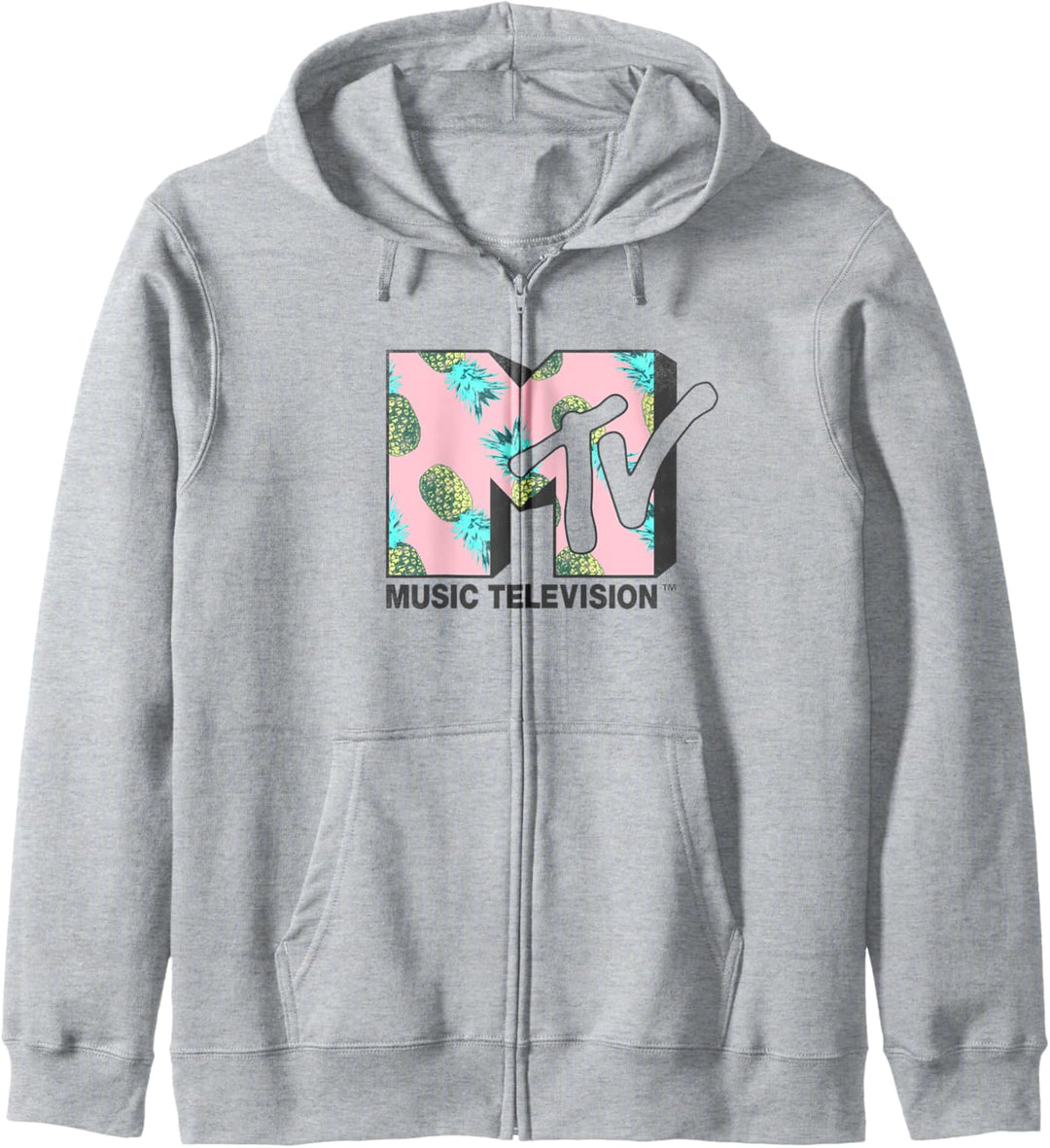MTV Logo Pineapple Bright Kapuzenjacke