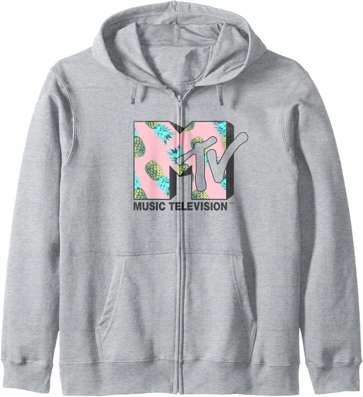 MTV Logo Pineapple Bright Kapuzenjacke