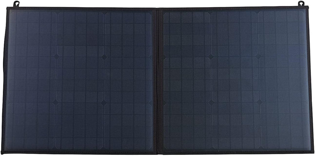 revolt Solar-Koffer: Mobiles faltbares Solarpanel, 2 monokristalline Solarzellen, 80 Watt (Solarmodu