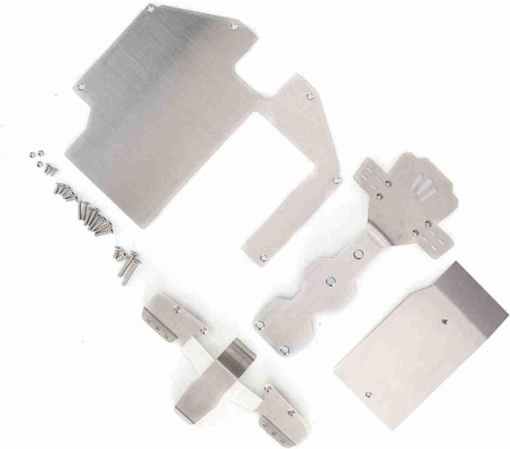 Udr Traxxas Udr Teile 304 Edelstahl Edelstahl Body Armor Front Chassis Heckschutz Set für Traxxas 1