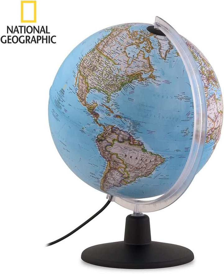 TECNODIDATTICA Globus NATGEO 30 | Offizielle Physikalische Polizei National Geographic Classic | bel