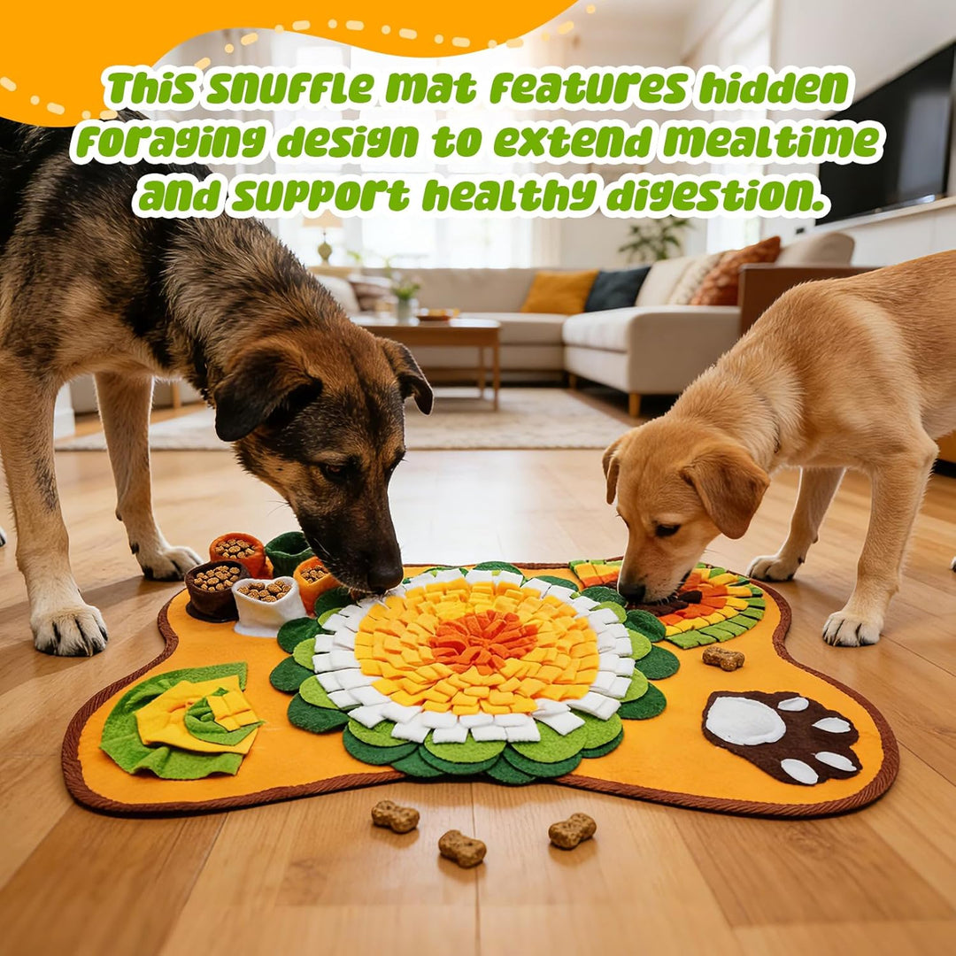 Schnüffelteppich Hund Universal, Waschbar Trainingsmatte Fütterteppich, Hautfreundlich Schnüffeltepp