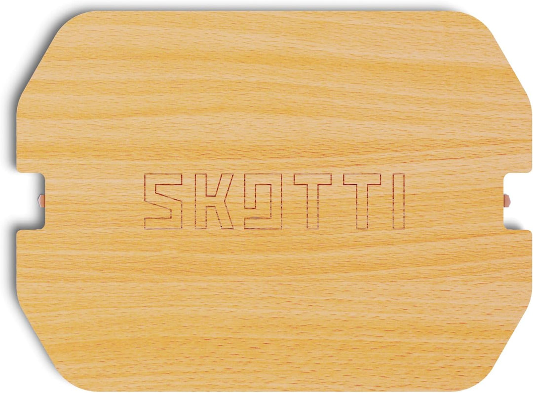 SKOTTI Plank Holzschneidebrett für SKOTTI Boks, passend für Boks 1,0L & 2,5L, einfache Befestigung -