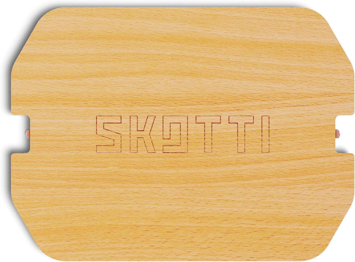 SKOTTI Plank Holzschneidebrett für SKOTTI Boks, passend für Boks 1,0L & 2,5L, einfache Befestigung -