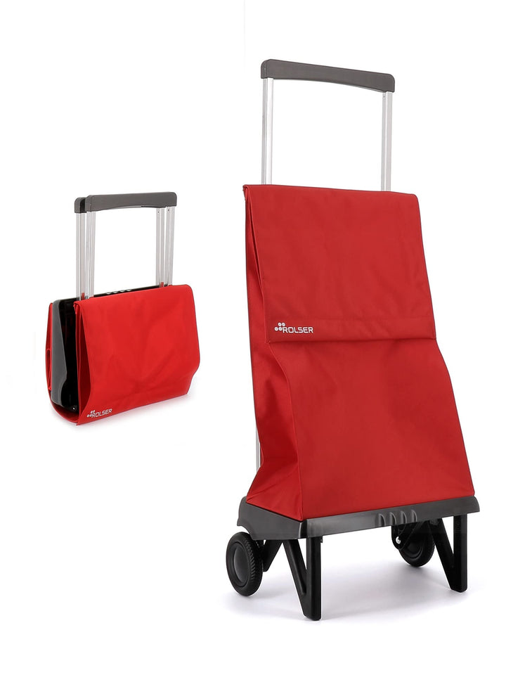 Klappbarer Einkaufstrolley Rolser Plegamatic MF 2 Räder - Rot, Rot