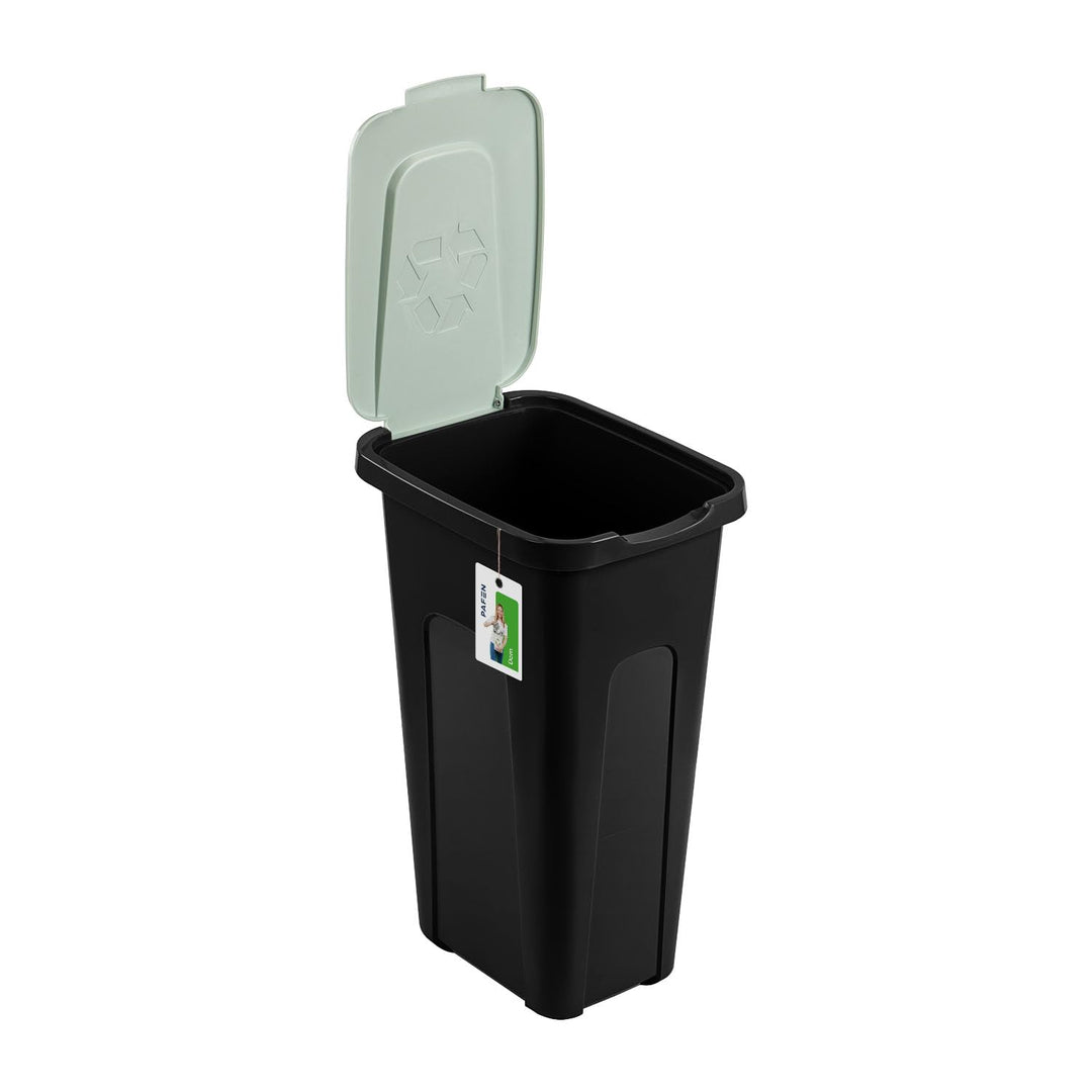 PAFEN Grosser Mülleimer 30l mit Deckel – 5er Set Abfallbehälter 550 x 275 x 370mm - Abfalleimer für