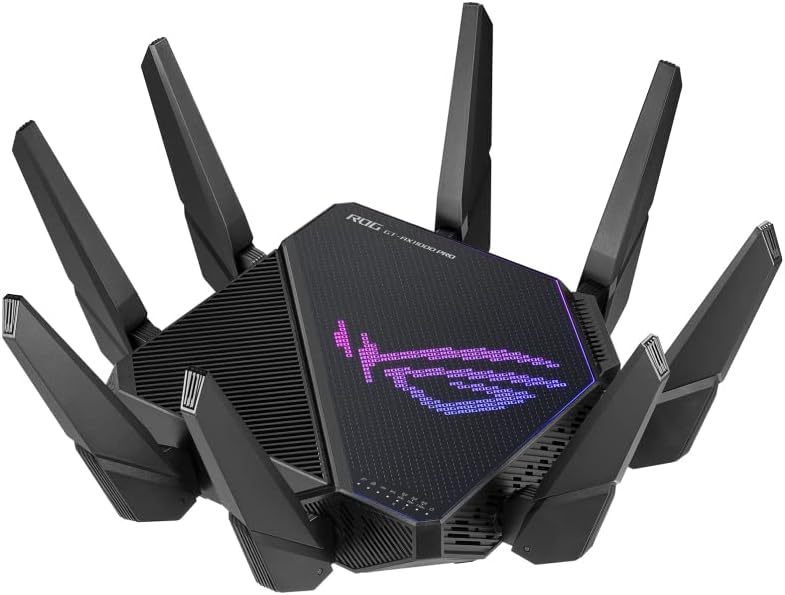 ROG Rapture GT-AX11000 Pro Tri-Band WLAN Gaming kombinierbarer Router (Tethering als 4G und 5G Route