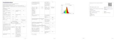 Led Pflanzenlampe LM301B ＆Full Spectrum 3500＆Rote LED-Streifen mit Timer 3/6/12 Stunden Doppelkanal