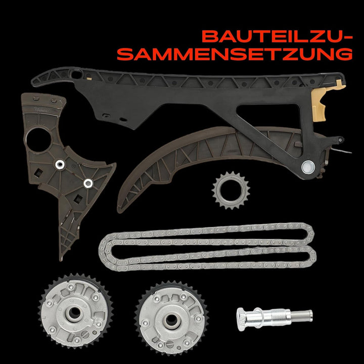7x Steuerkettensatz für 1er E81 E87 E88 3er E90 E93 E92 E91 5er E60 Benzin 2006-2013 11367540346