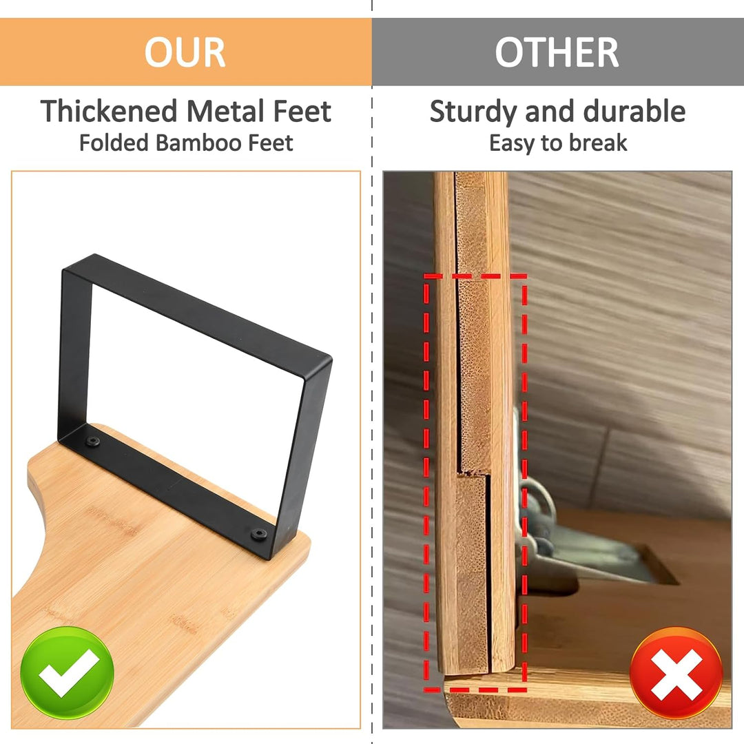 Dokeno Toiletten Hocker, Fussbank Holz, Kackhocker für Erwachsene, Anti-Rutsch Klohocker, Toiletten