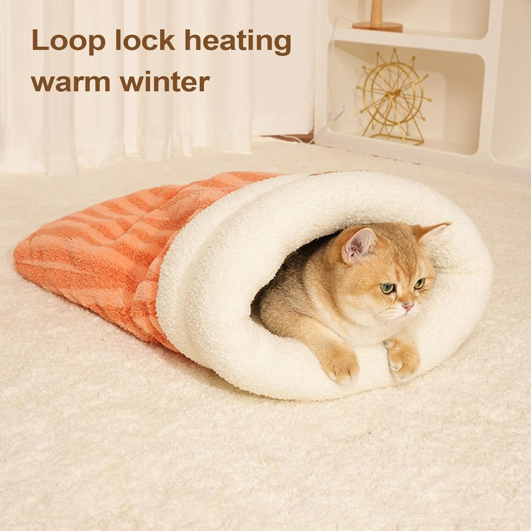 Haustier Schlafsack | Winter Kuschelsack Für Welpen - Waschbarer Katzenschlafsack Für Wohnung Balkon