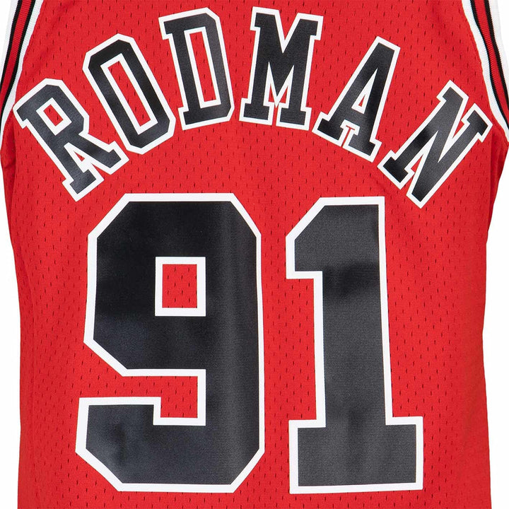 Mitchell & Ness Swingman Dennis Rodman Chicago Bulls 97/98 Trikot XL Rot, XL Rot