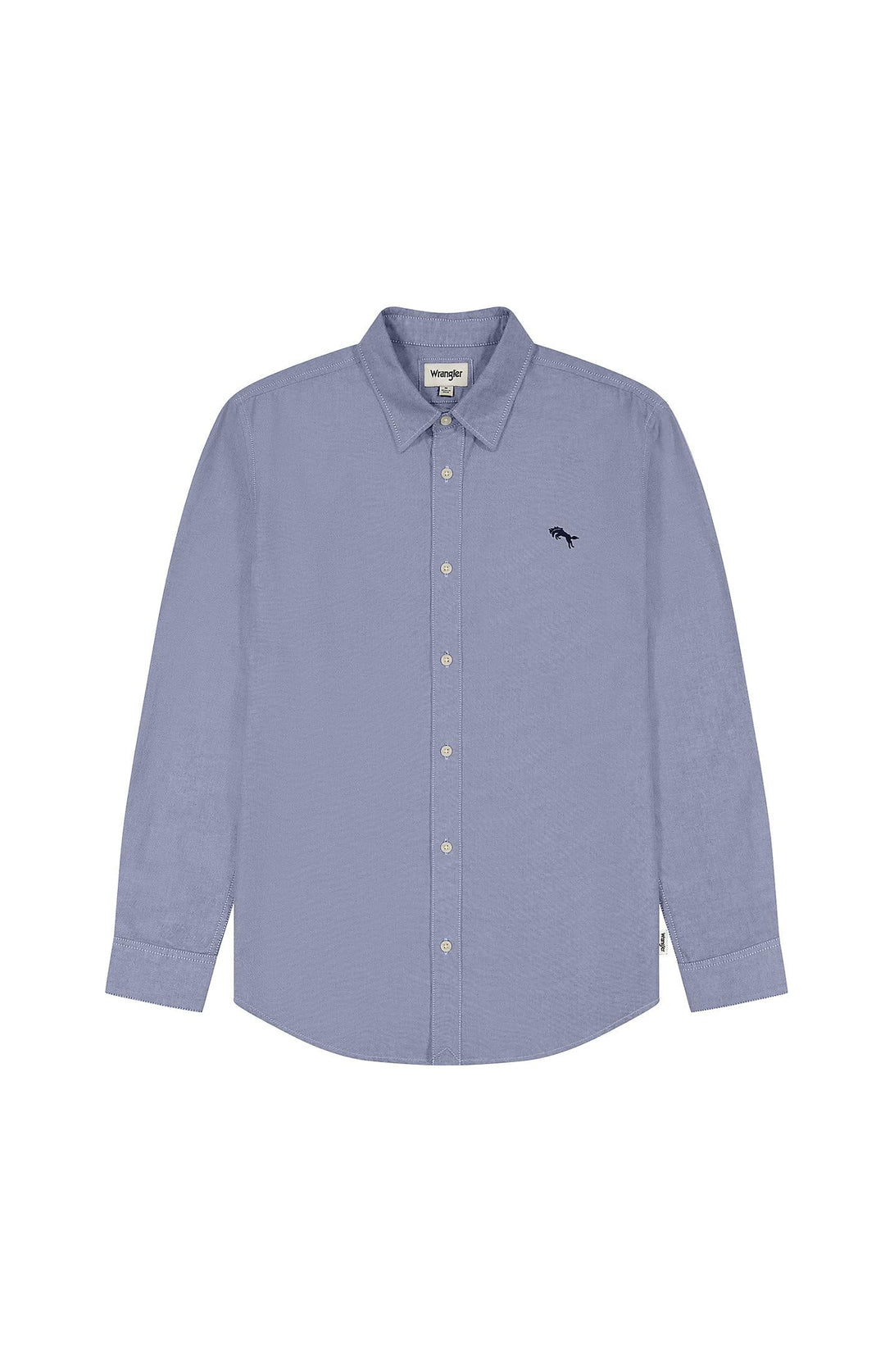 Wrangler Herren Ls 1 Pkt Shirt Shirt S Oxford_blue, S Oxford_blue