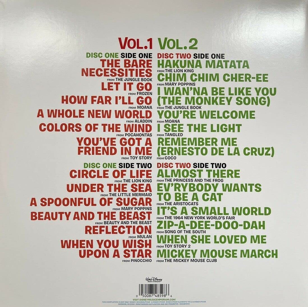Disney Ultimate Hits Vol. 1 & 2, Vinyl