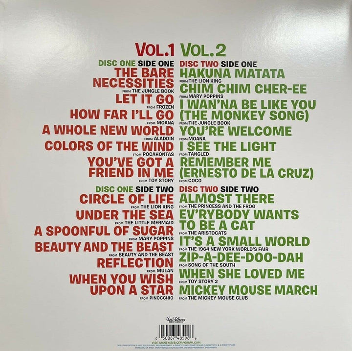 Disney Ultimate Hits Vol. 1 & 2, Vinyl