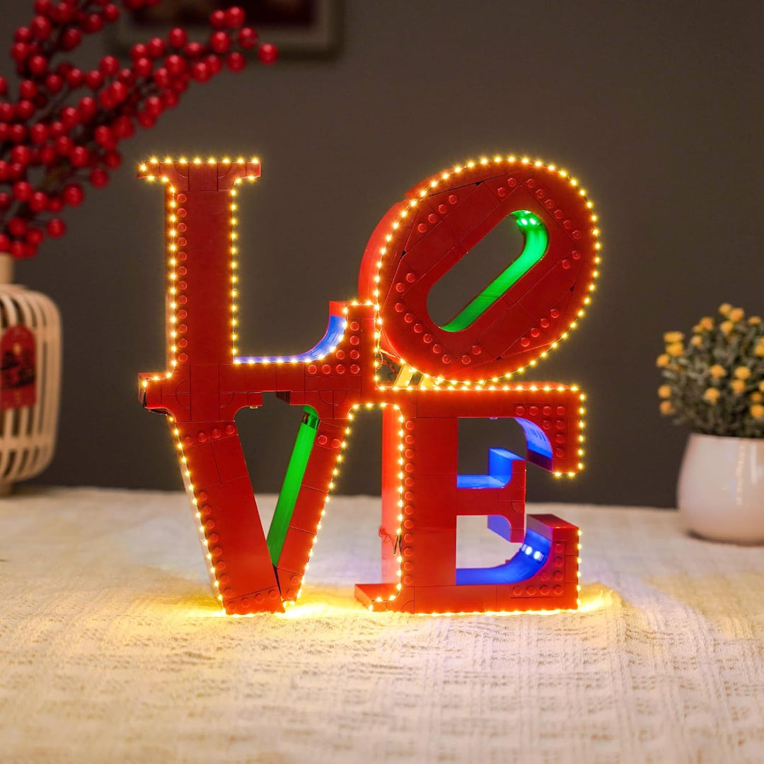 BrickBling Licht-Kit Kompatibel mit Lego Love 31214 (Kein Modell), Led Beleuchtungs Set Compatible w