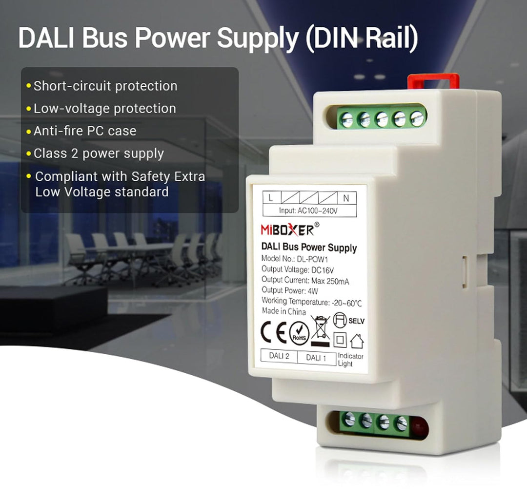 Milight Miboxer DL-POW1 DALI Busstromversorgung (DIN-Schiene)
