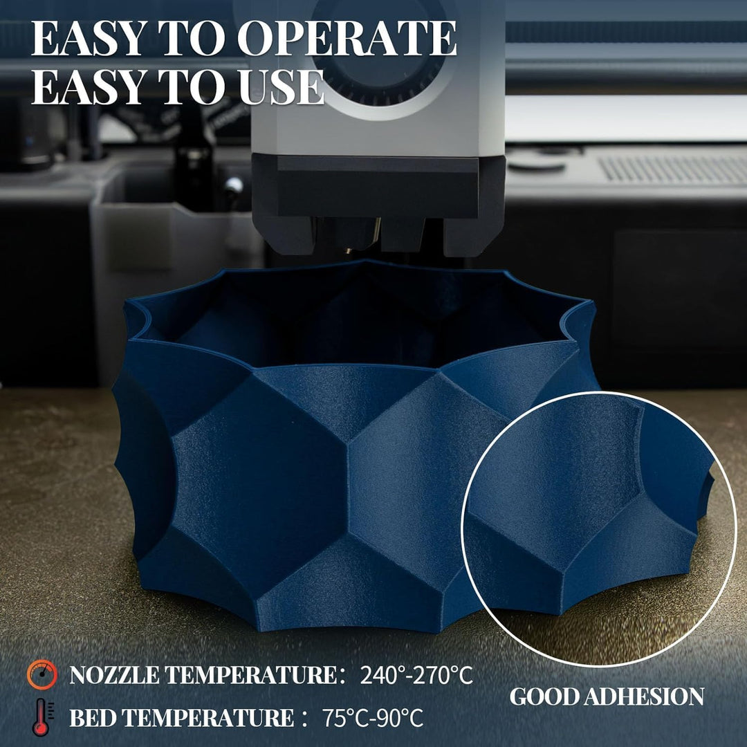 TINMORRY Carbon Fiber PETG Filament 1.75 mm, Stärker Zähigkeit PETG CF 3D Drucker Filament, Passt fü