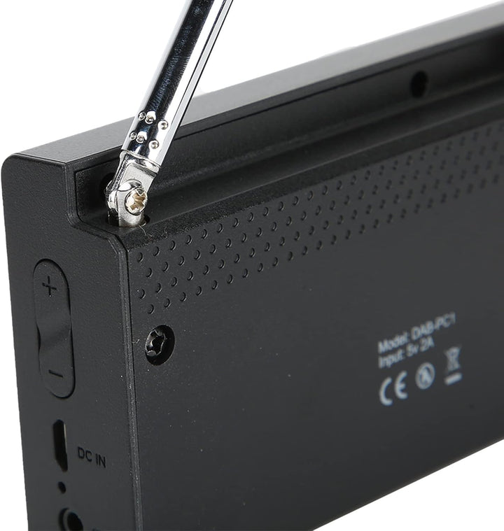 Tragbares Radio, FM DAB DAB + 2,4-Zoll-LCD-Display, Digitalradio, Kabelloses Bluetooth-Stereoradio,