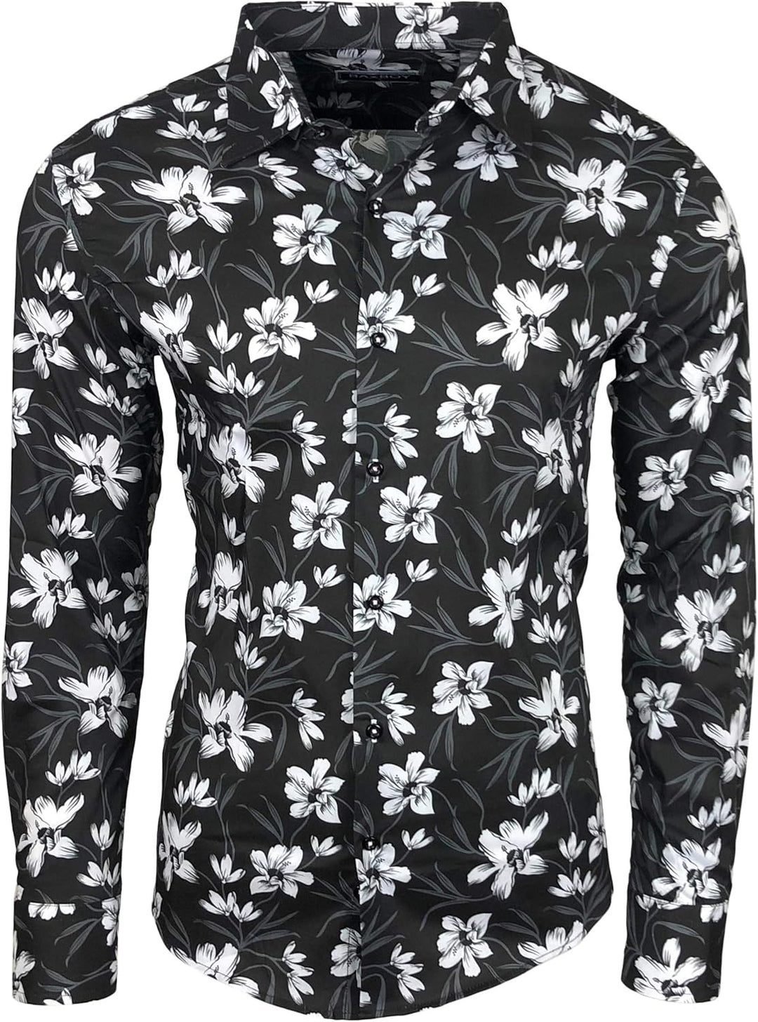 Blumen Hemden Herren Bunte Hemd Langarmhemd Muster Freizeitshemd Langarm Casual Mehrfarbig Shirt S S