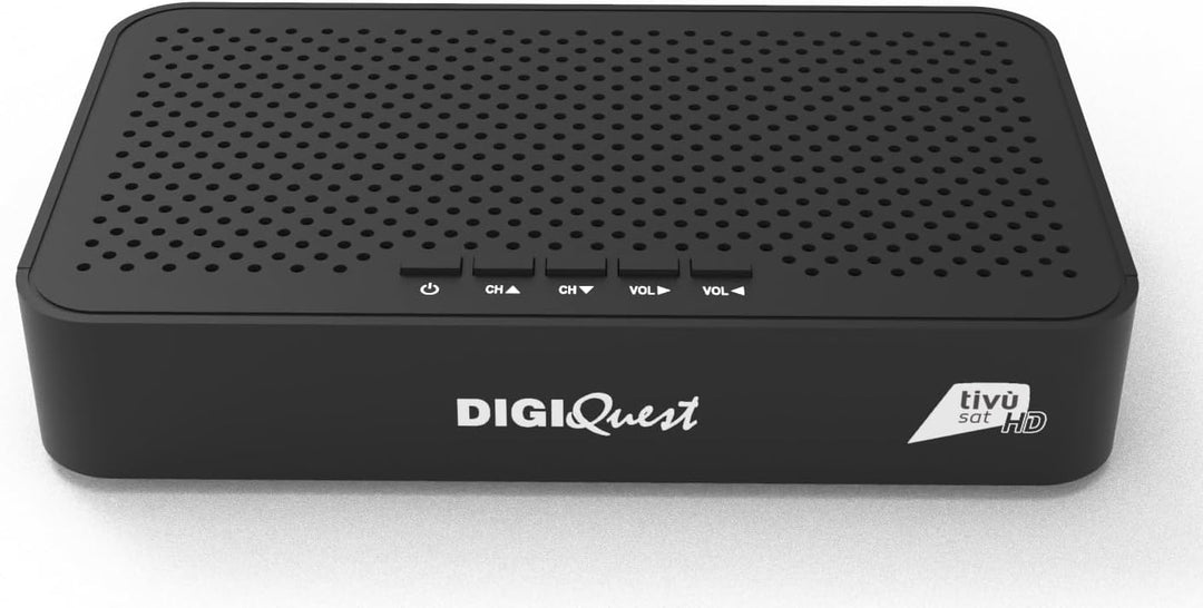 DIGIQUEST Combo-Decoder tivùsat Maximo | DVB-S2 und DVB-T2 | 2-in-1-Fernbedienung | tivùsat-Smartcar