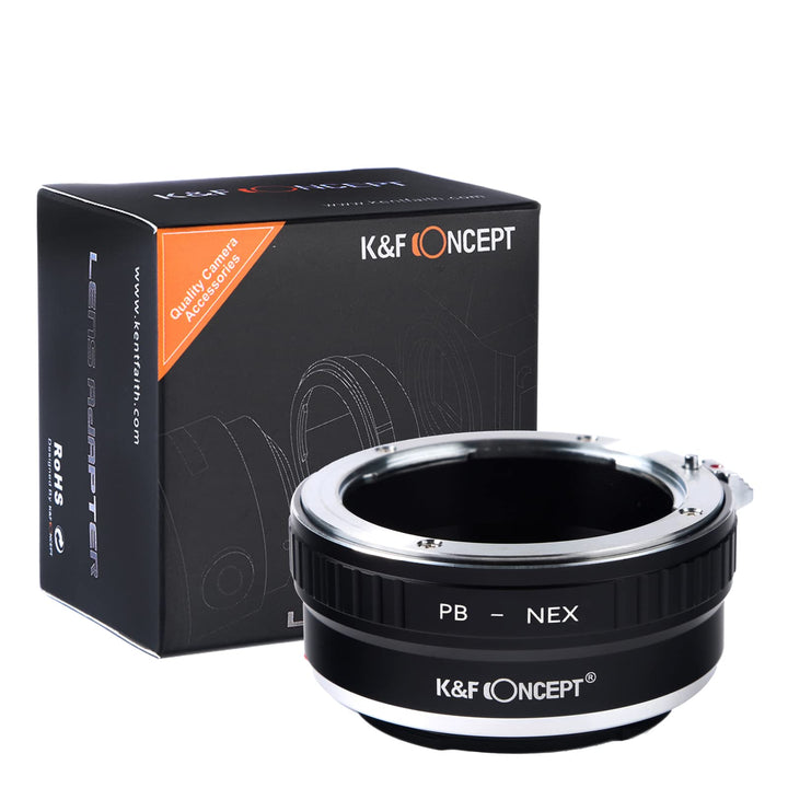 K&F Concept PRAKTICA - NEX Objektiv Mount Adapter Ring für Praktica Mount Objektive auf Sony NEX Kam
