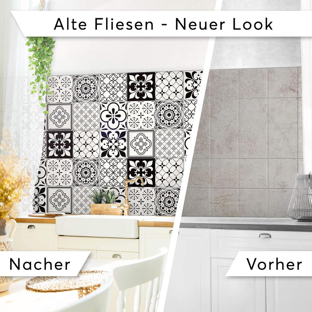CREATISTO Mosaik-Fliesen Fliesensticker Fliesenfolie - Aufkleber Folie für Fliesen I Klebefliesen De