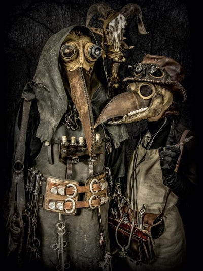 CALVENDO Puzzle Steampunk Pest Doktoren 1000 Teile Lege-Grösse 48 x 64 cm Foto-Puzzle Bild von Steam