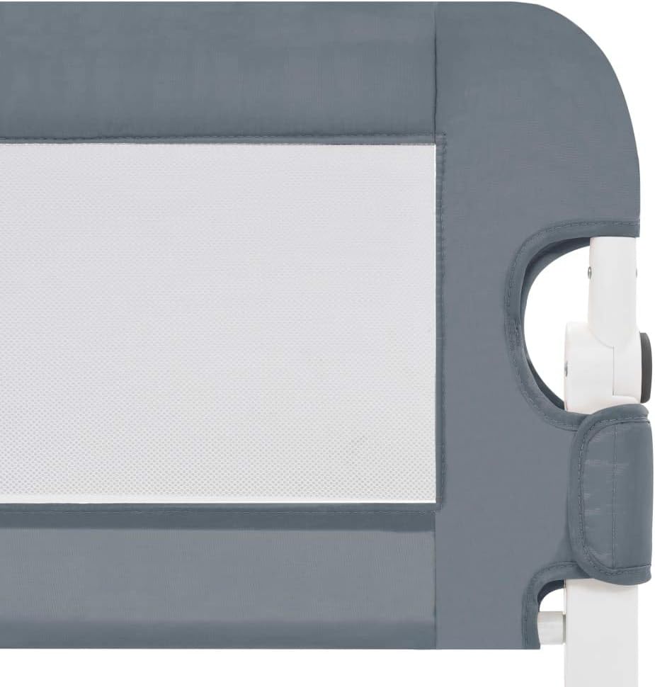 vidaXL Bettgitter für Kleinkinder, Polyester, Kindergarten, Schlafzimmer, Schutzgitter, robust und l