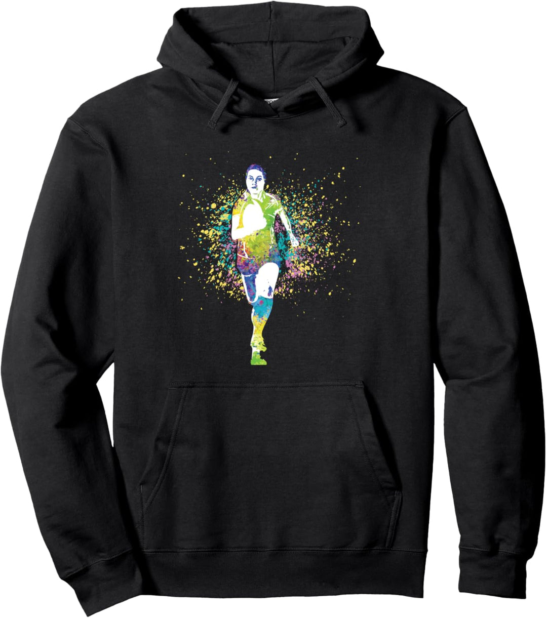 Rugby-Spieler, Sportler Pullover Hoodie