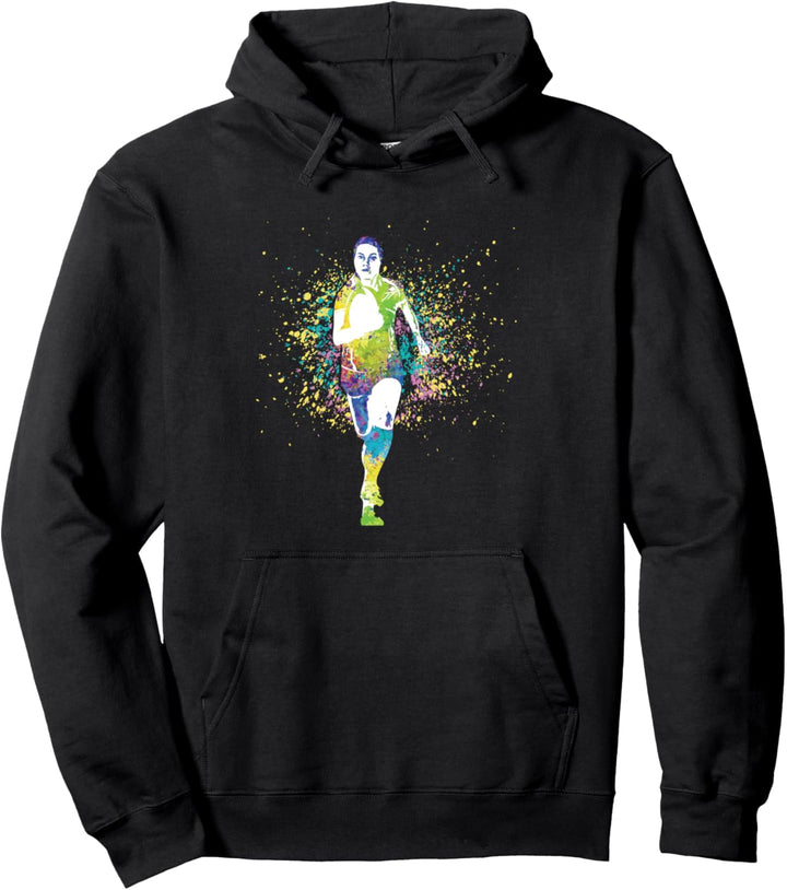 Rugby-Spieler, Sportler Pullover Hoodie