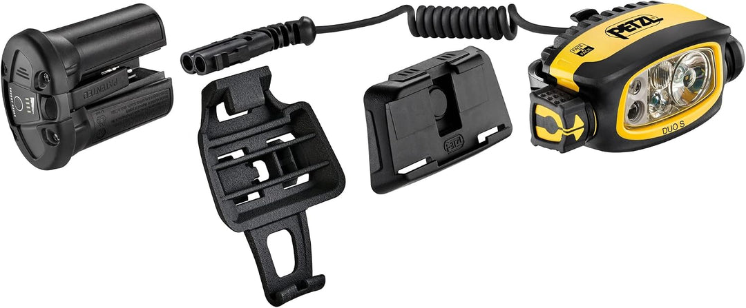 PETZL E80CHR Unisex – Erwachsene Stirnlampe Duo S Lampe, Mehrfarbig, one Size