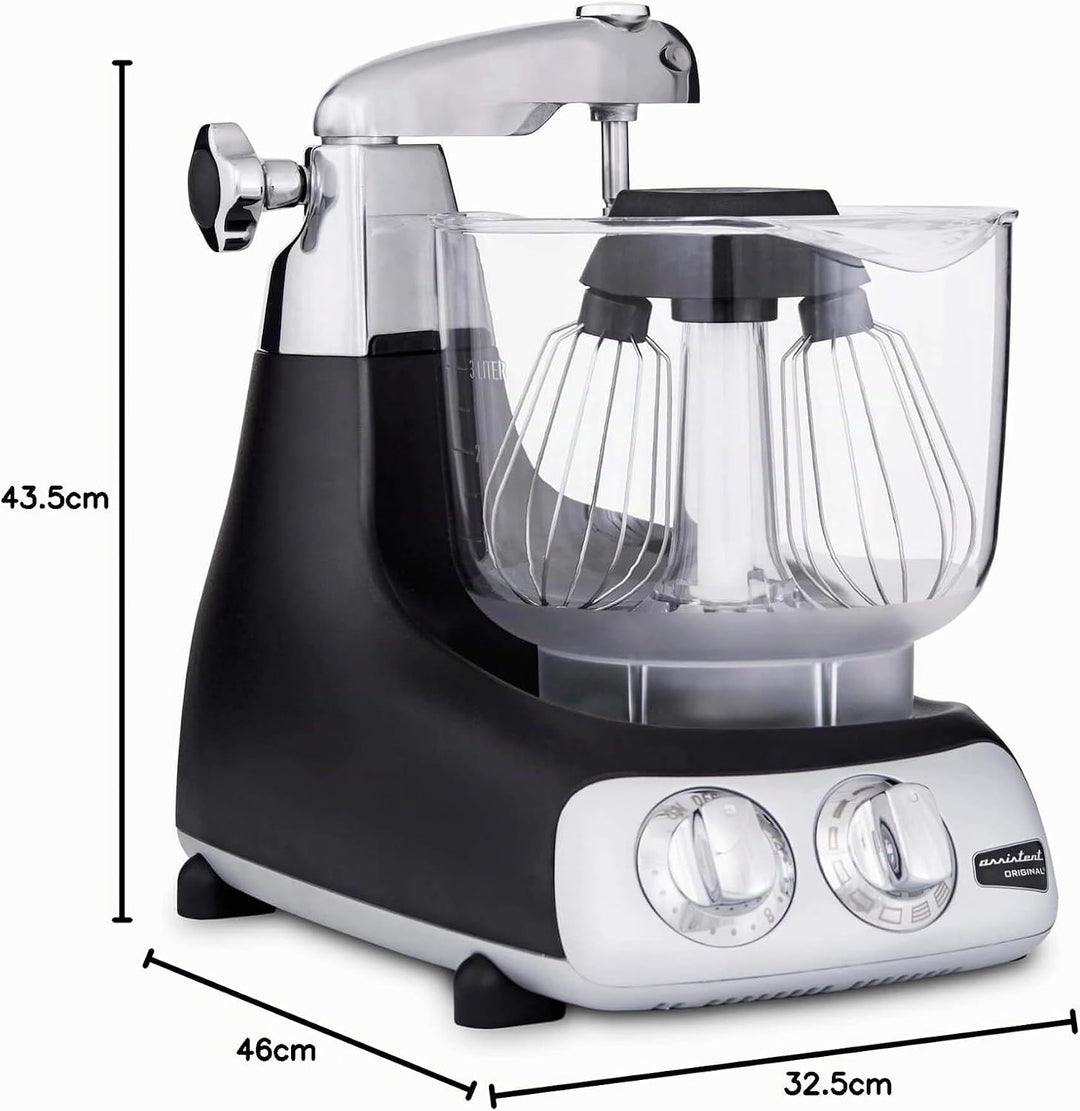 Ankarsrum 6230 SV Assistent Orginal Basis Küchenmaschine, Jubilee Silber