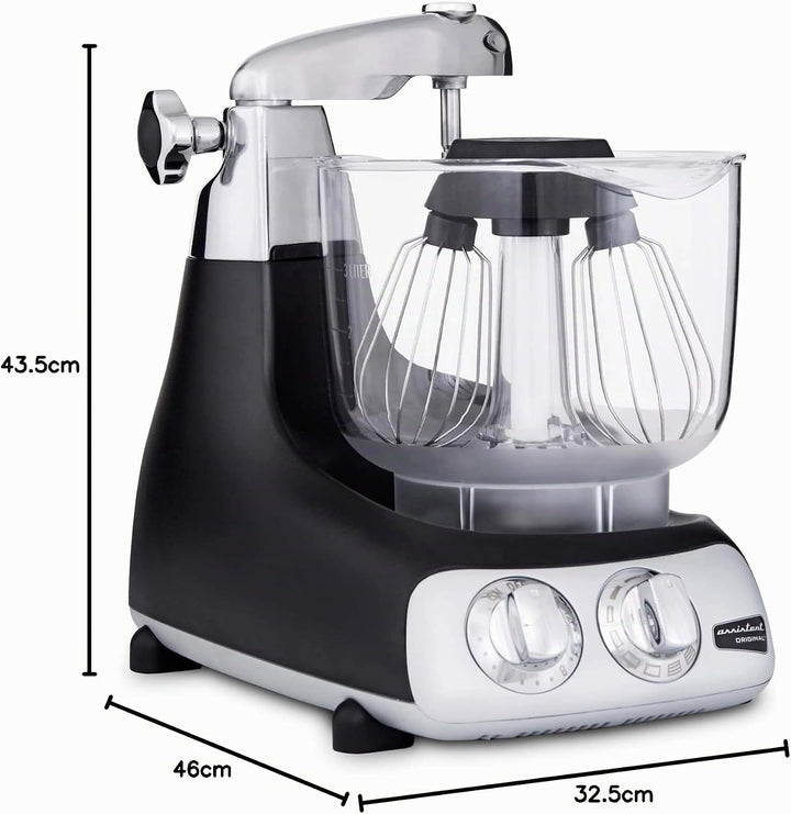 Ankarsrum 6230 SV Assistent Orginal Basis Küchenmaschine, Jubilee Silber
