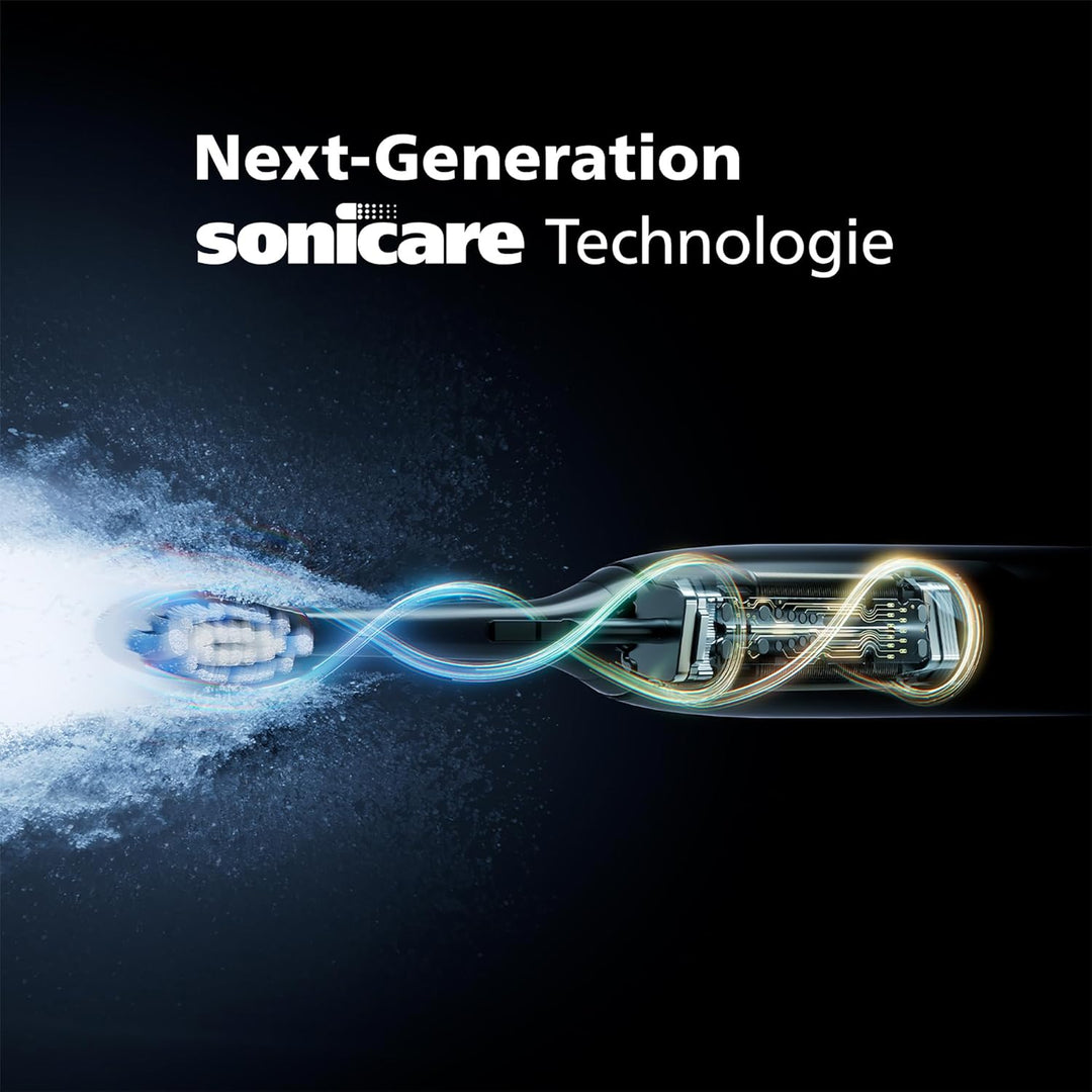 Philips Sonicare 7100 elektrische Zahnbürste, Schallzahnbürste mit App, 4 Putzmodi und 3 Intensitäts