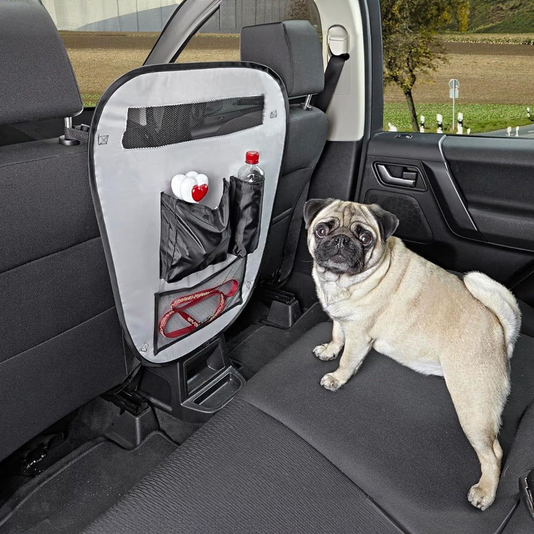 Avilia Auto-Trennnetz für Hunde – Barriere für Hunde mit 3 Taschen, aus Polyester, 60 x 70 cm