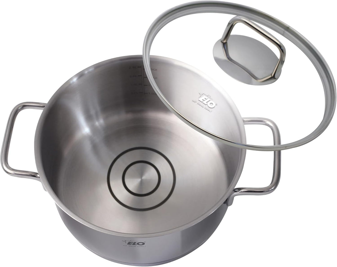 ELO 72421 Citrin Fleischtopf 20 cm, Edelstahl 20 cm Citrin, 20 cm Citrin