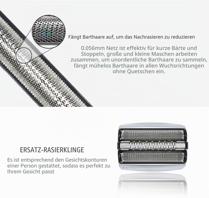 Series 7 70S Scherkopf für Braun Elektrorasierer, Scherkopf Ersatz Kompatibel mit Braun Rasierer Her