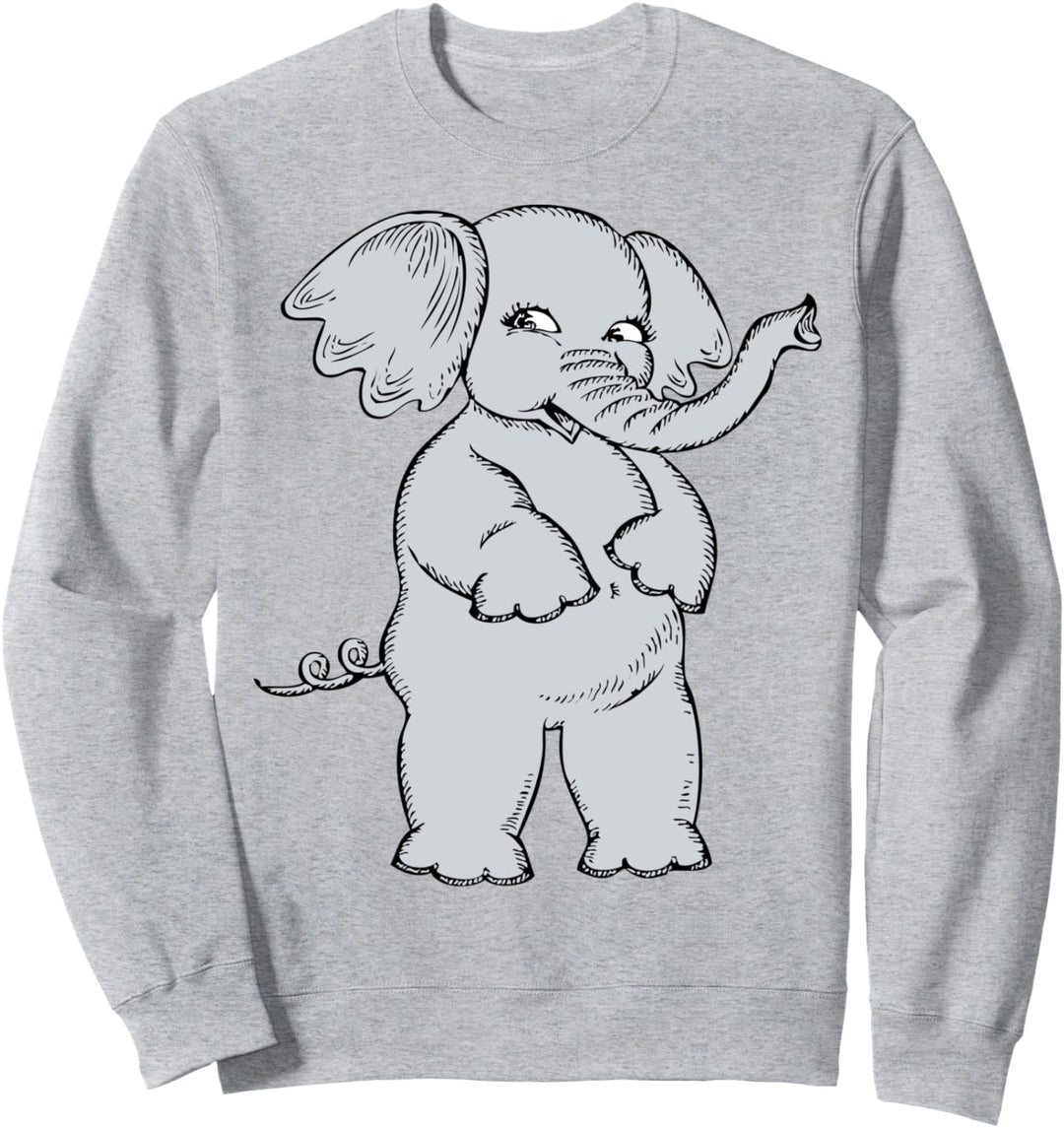 Elefanten-Karikatur Sweatshirt