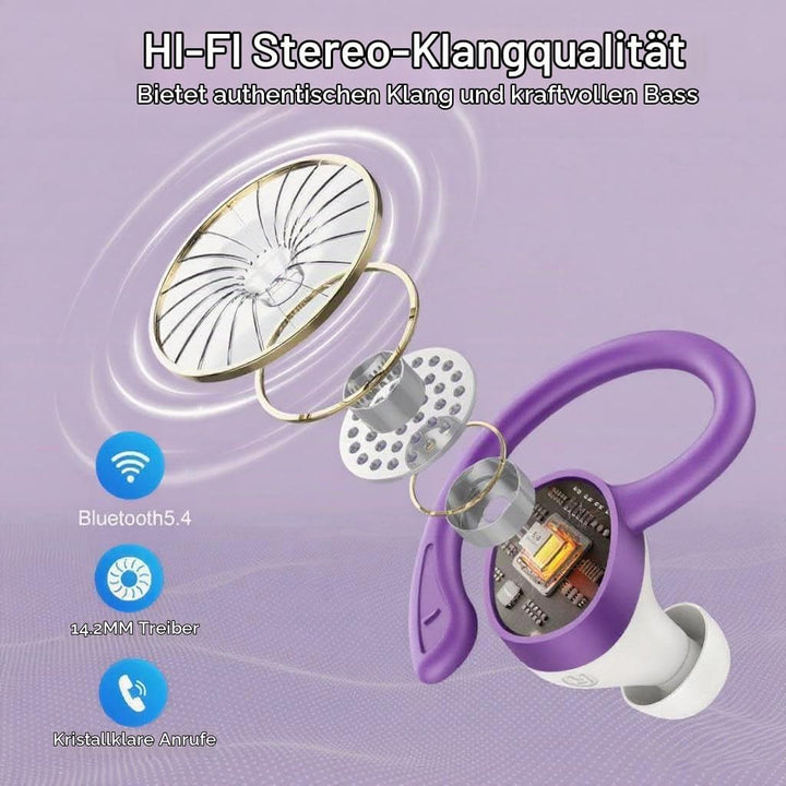 Bluetooth Kopfhörer In Ear, Kopfhörer Kabellos Bluetooth 5.4 mit 4 ENC Noise Cancelling Mic, 68 std